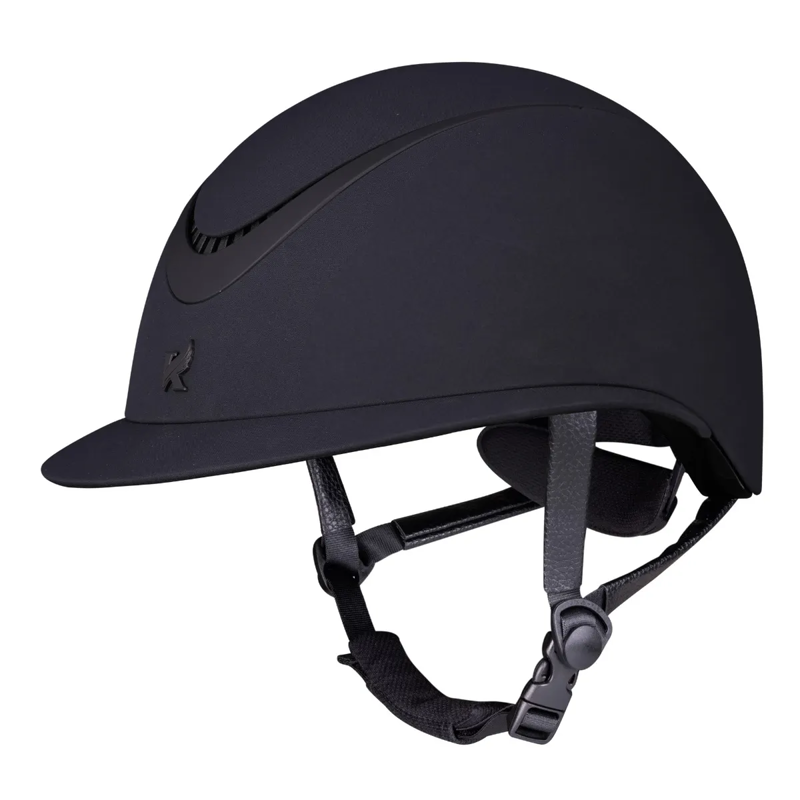 Shires Karben Aria Ellipse Riding Hat - Black-1
